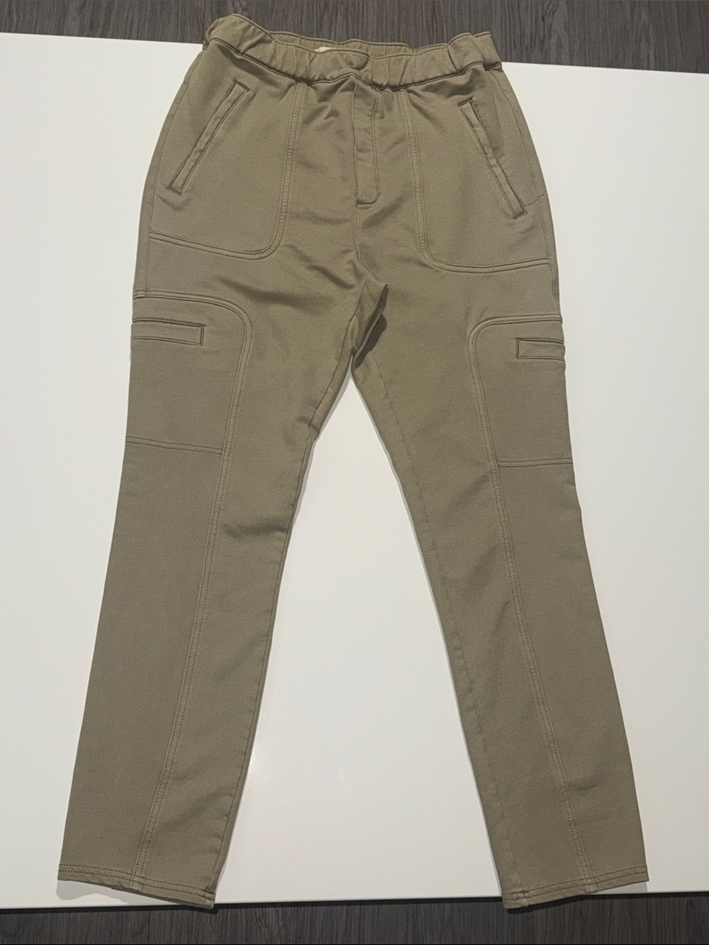 Anthropologie Pilcro Pants Womens Small Brown High Rise Cargo Skinny Adult